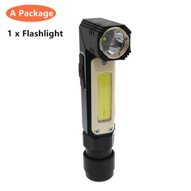 Rechargeable Magnetic Adjustable Camping Flashlight - MaviGadget