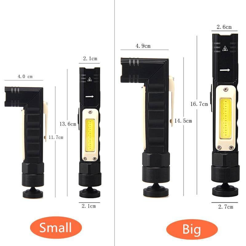 Rechargeable Magnetic Adjustable Camping Flashlight - MaviGadget