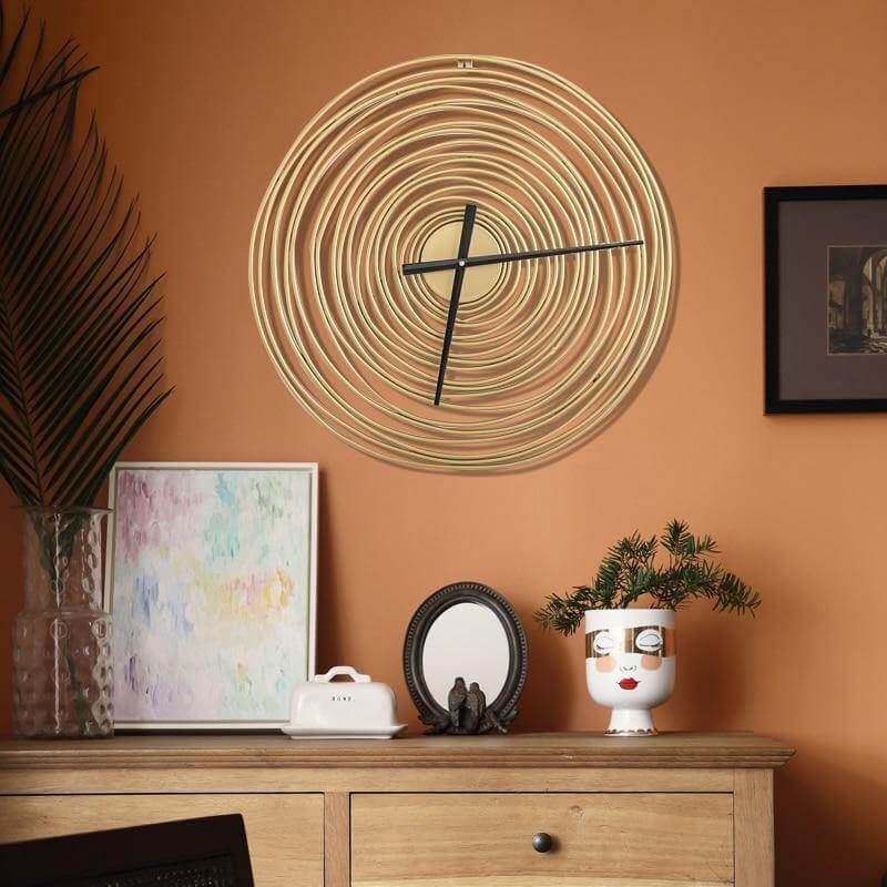 Nordic Minimalist Iron Wall Clock - MaviGadget