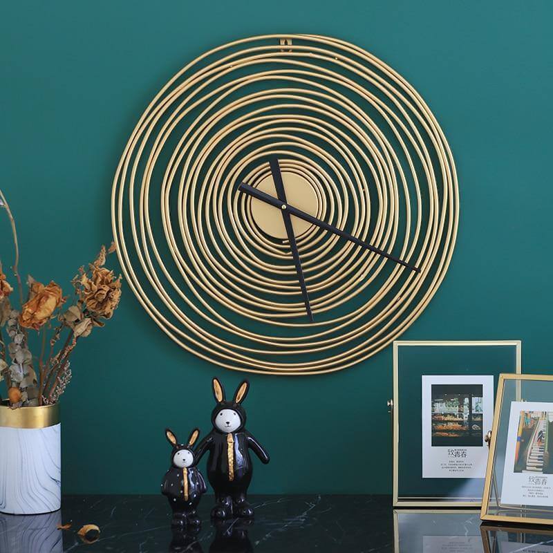 Nordic Minimalist Iron Wall Clock - MaviGadget