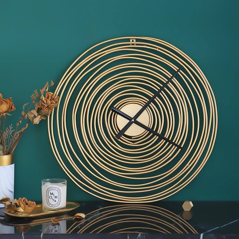 Nordic Minimalist Iron Wall Clock - MaviGadget