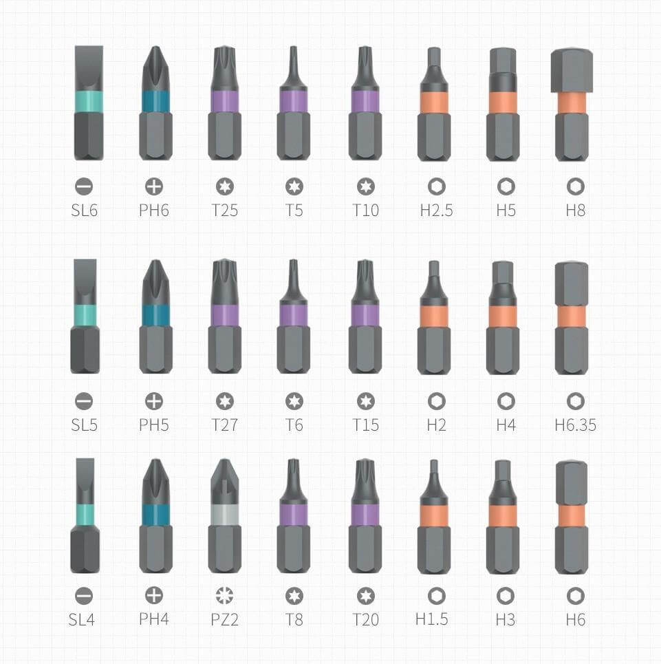 24in1 Multi-purpose Modern Screwdriver Repair Tool Set - MaviGadget