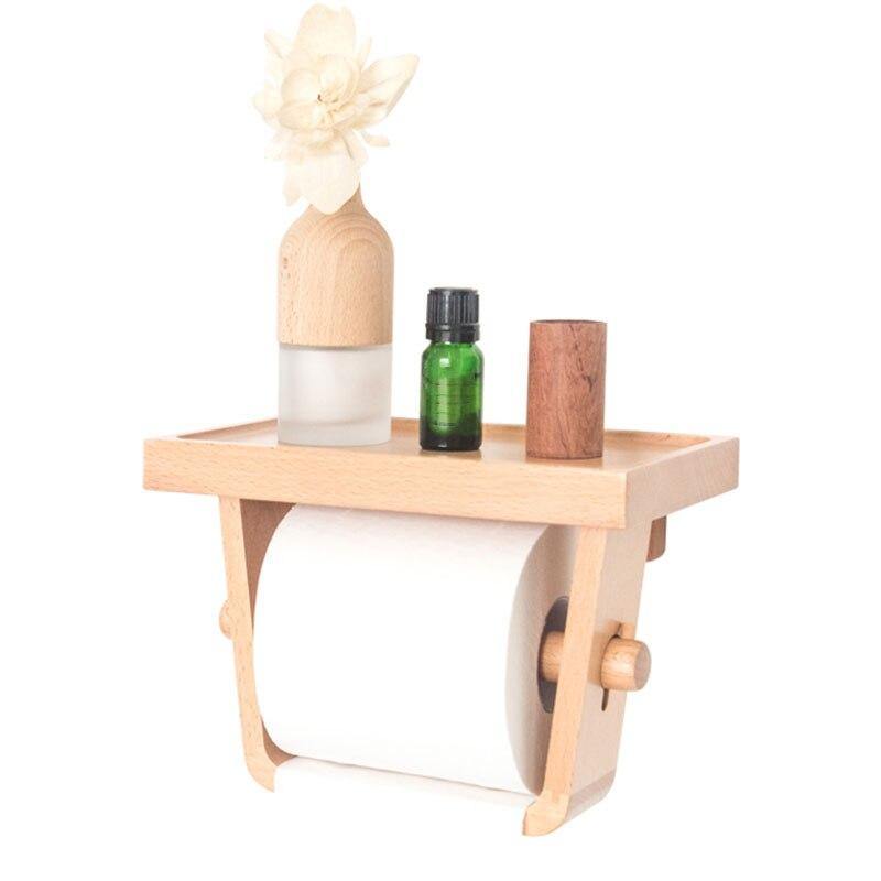 Wooden Simple Toilet Paper Holder - MaviGadget