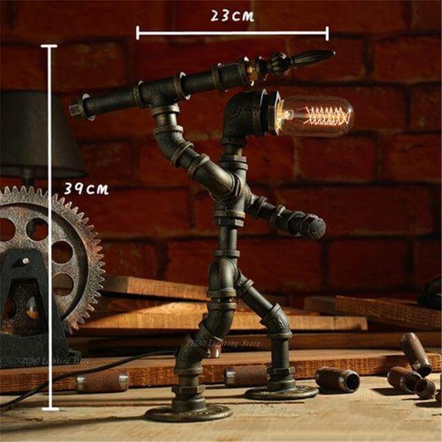 Creative Iron Vintage Robotic Lamps - MaviGadget