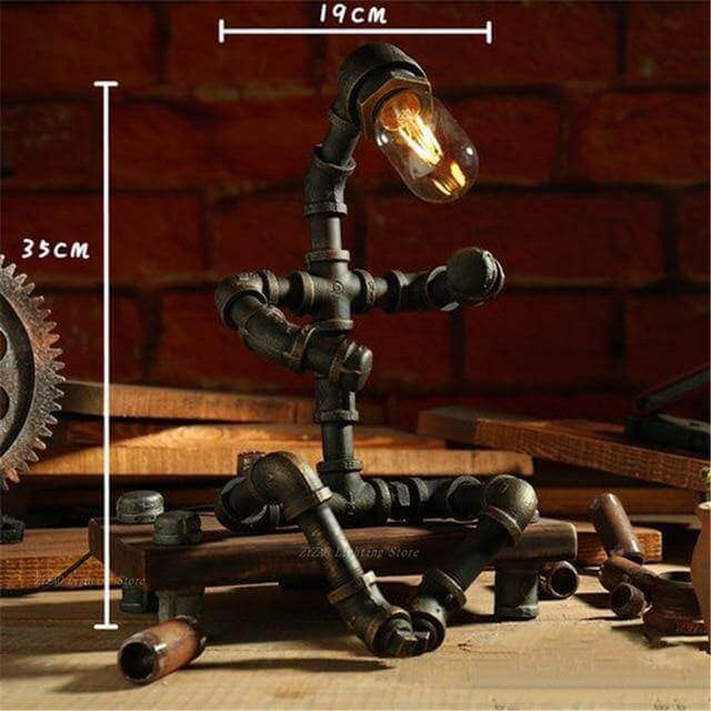 Creative Iron Vintage Robotic Lamps - MaviGadget