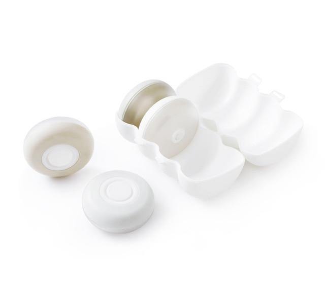 4pcs Refillable Travel Shampoo Lotion Organizer Set - MaviGadget