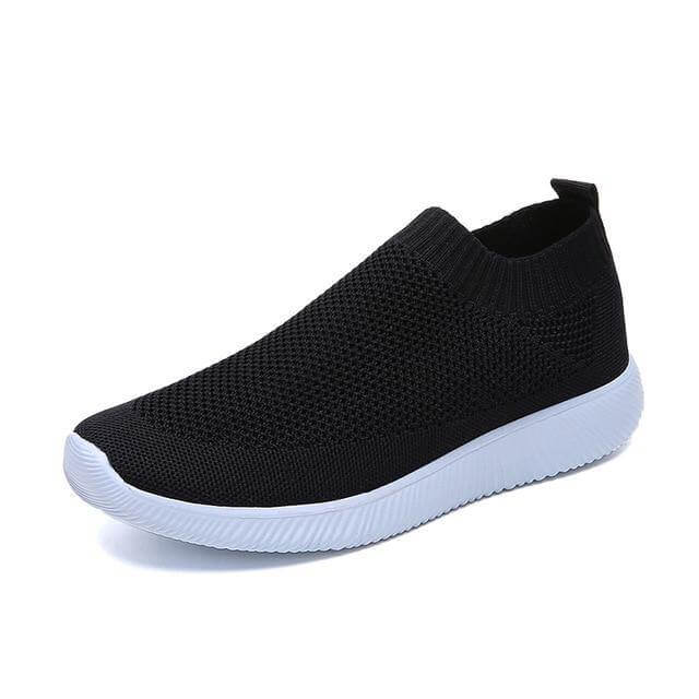 Breathable Slip on Knit Running Shoes - MaviGadget