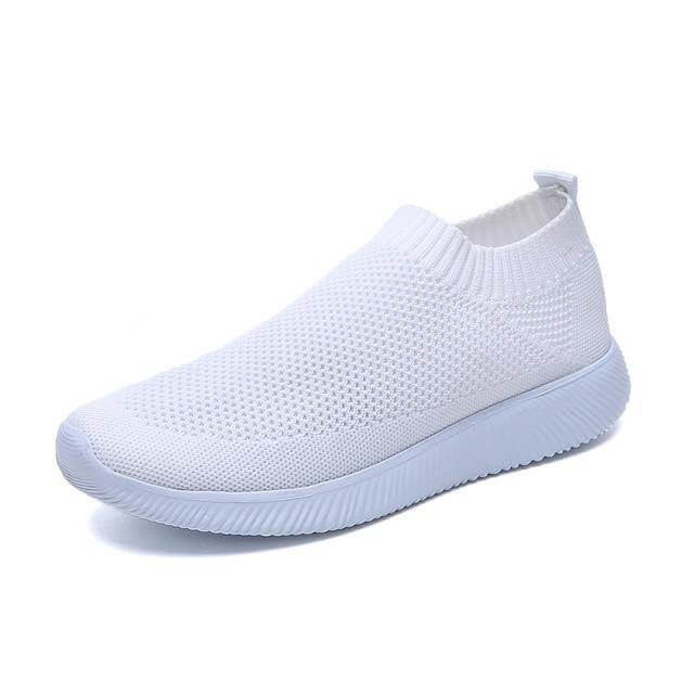 Breathable Slip on Knit Running Shoes - MaviGadget