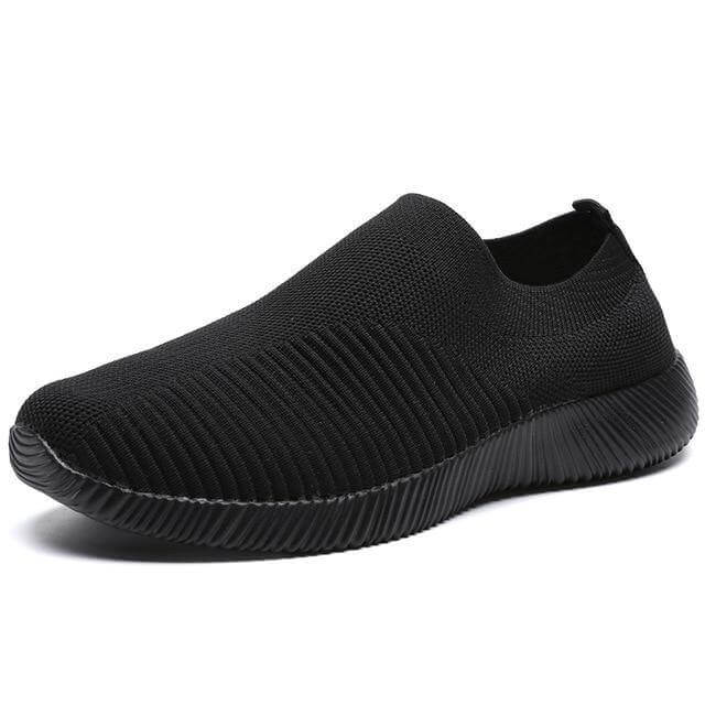 Breathable Slip on Knit Running Shoes - MaviGadget