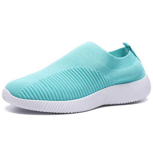 Breathable Slip on Knit Running Shoes - MaviGadget