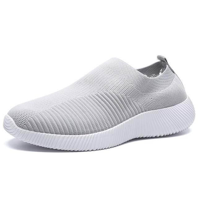 Breathable Slip on Knit Running Shoes - MaviGadget