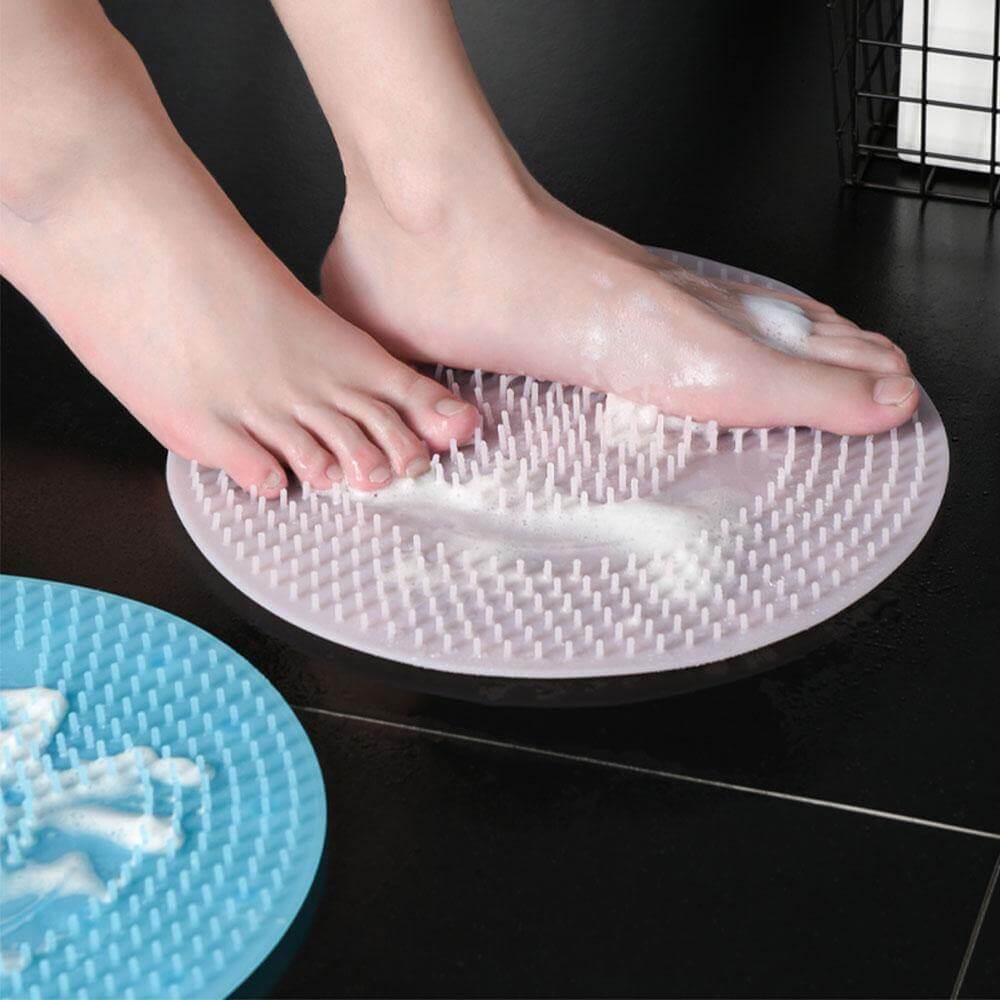 Round Silicone Bath Massage Cushion Brush - MaviGadget