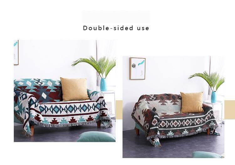 Boho StyleKnitted Blanket - MaviGadget