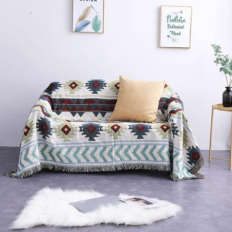 Boho StyleKnitted Blanket - MaviGadget