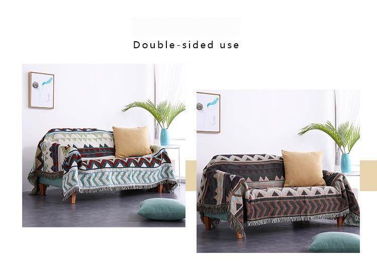 Boho StyleKnitted Blanket - MaviGadget