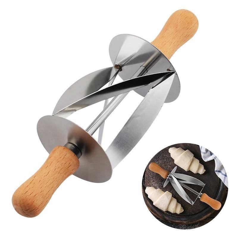 Stainless Steel Croissant Bread Rolling Cutter - MaviGadget
