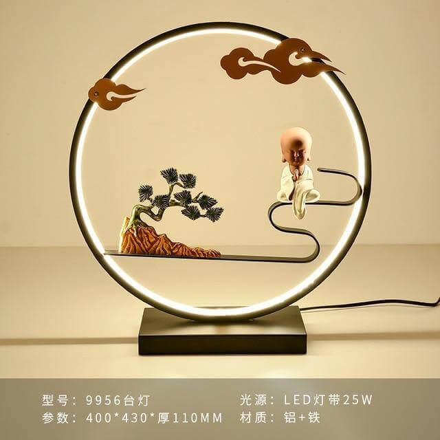 Aluminum Ring Creative Table Lamp - MaviGadget