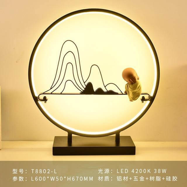 Aluminum Ring Creative Table Lamp - MaviGadget