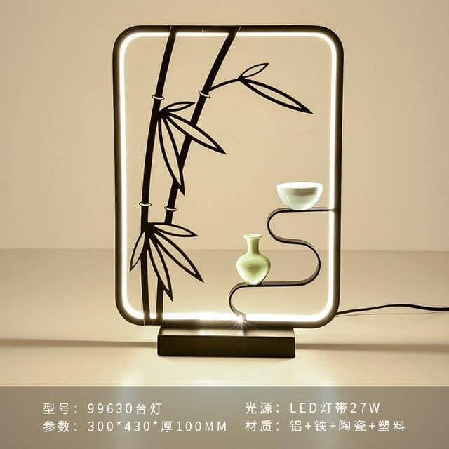 Aluminum Ring Creative Table Lamp - MaviGadget