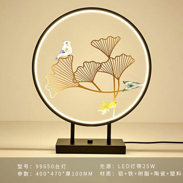 Aluminum Ring Creative Table Lamp - MaviGadget