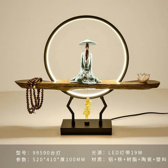 Aluminum Ring Creative Table Lamp - MaviGadget