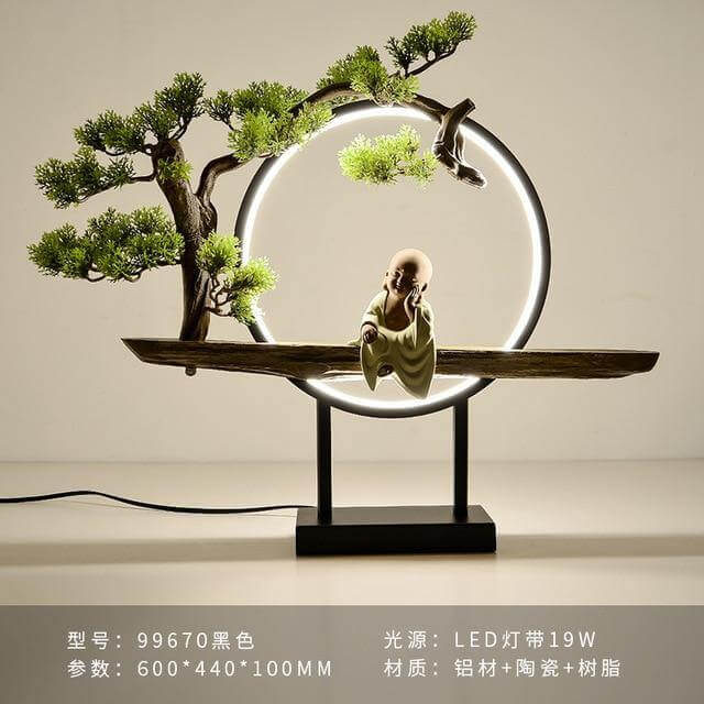 Aluminum Ring Creative Table Lamp - MaviGadget