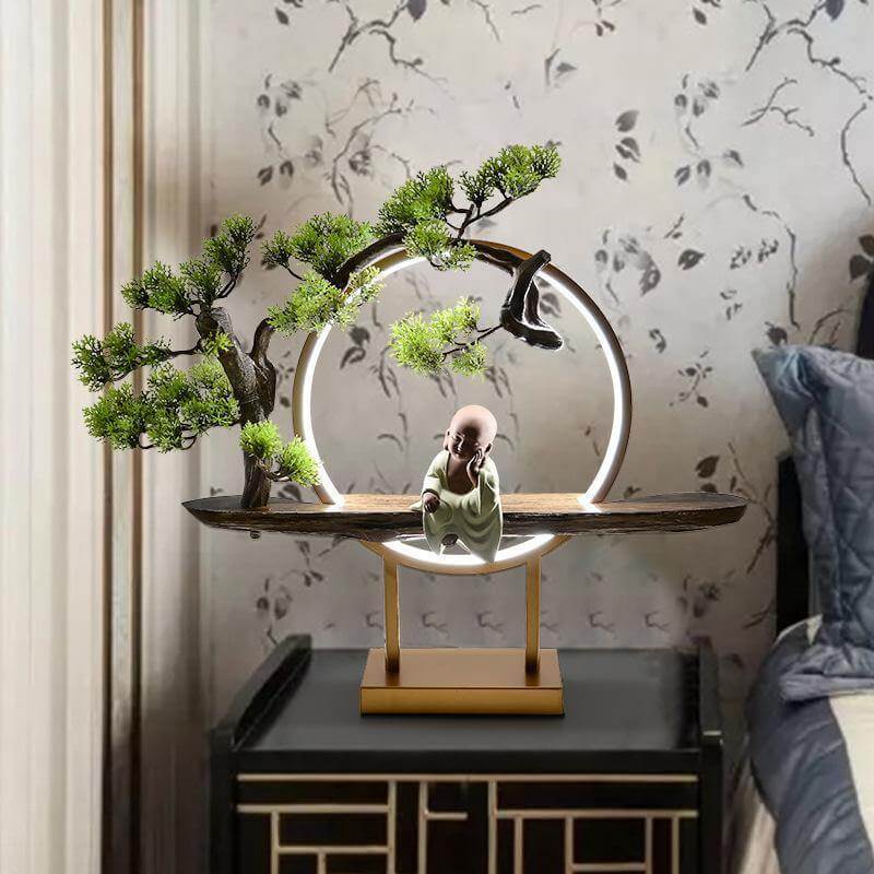Aluminum Ring Creative Table Lamp - MaviGadget