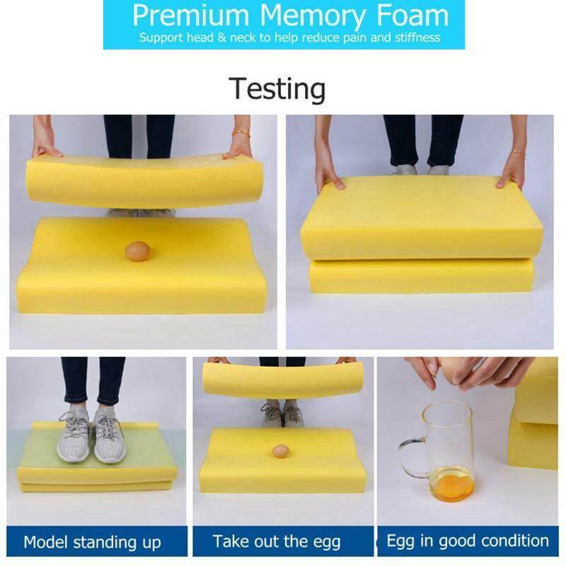 Memory Foam Orthopedic Neck Pillow - MaviGadget