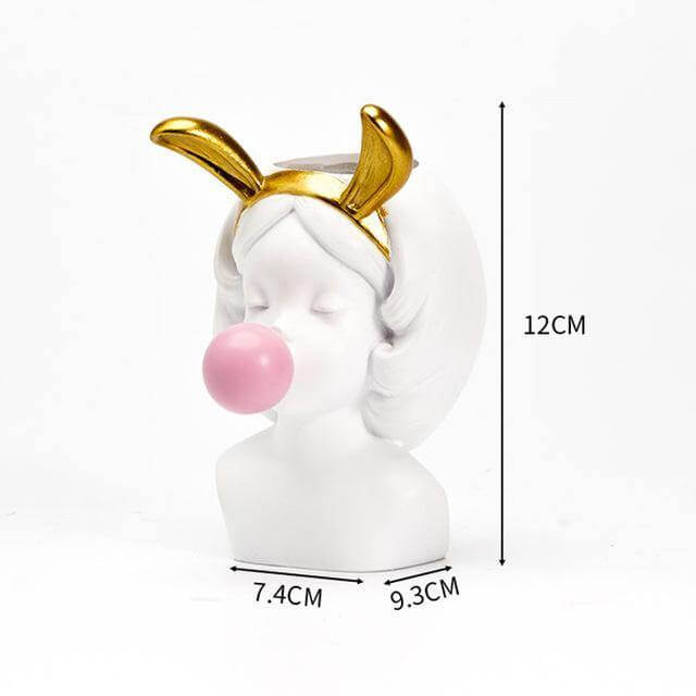 Creative Nordic Buble Gum Woman Vase - MaviGadget