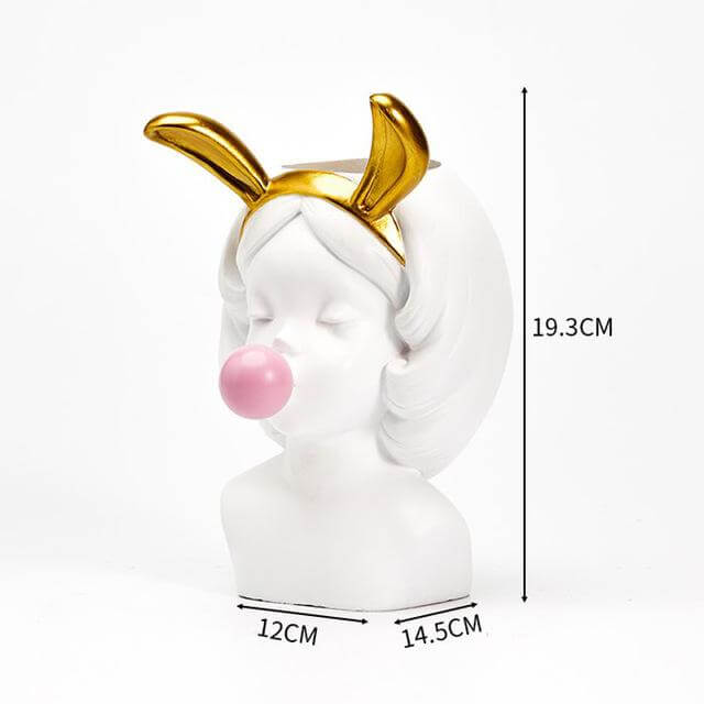 Creative Nordic Buble Gum Woman Vase - MaviGadget