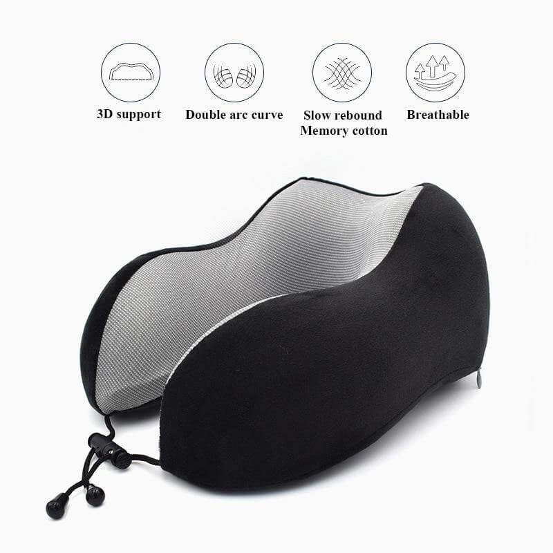 Shaped Soft Memory Foam Neck Pillow - MaviGadget