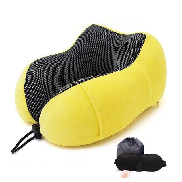 Shaped Soft Memory Foam Neck Pillow - MaviGadget
