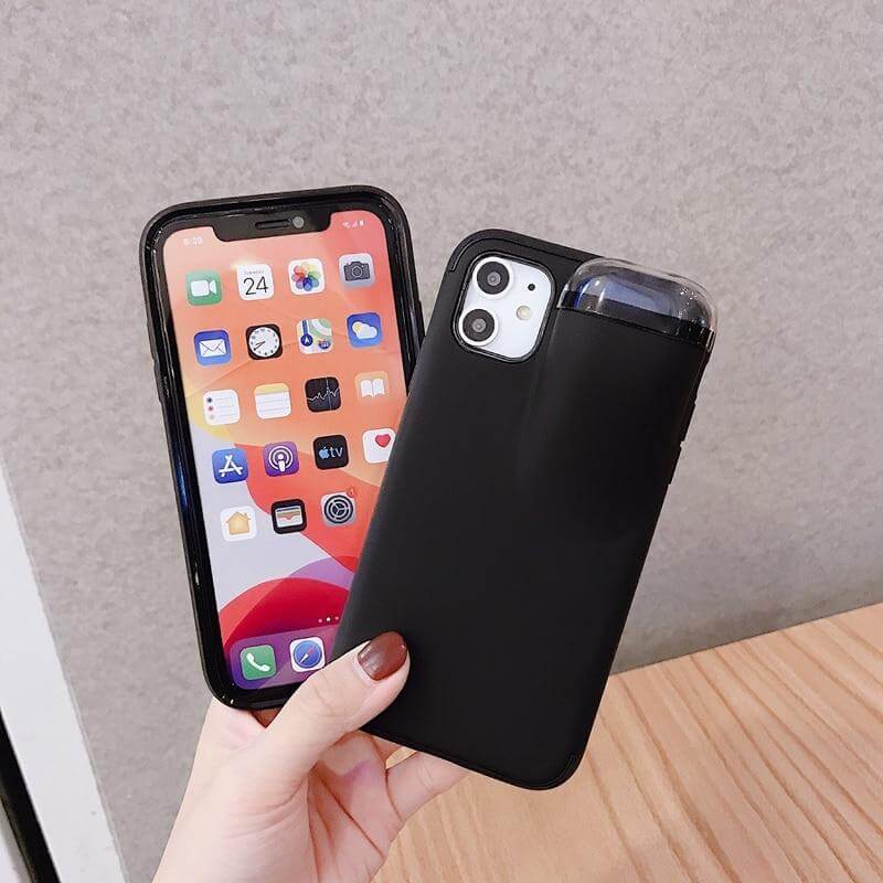 2 in 1 AirPods Storage iPhone Case - MaviGadget
