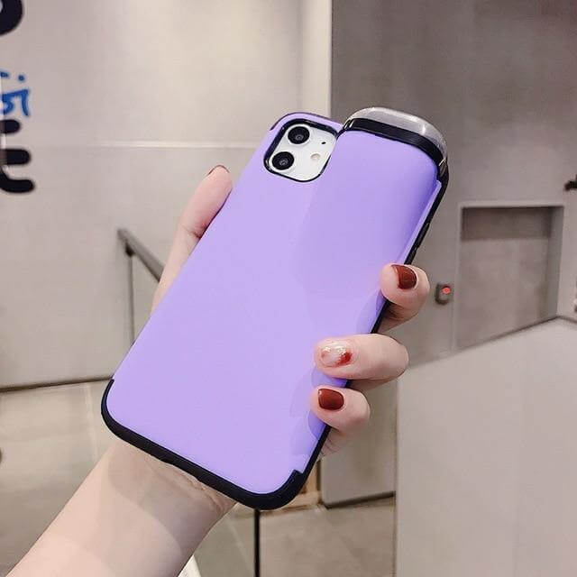 2 in 1 AirPods Storage iPhone Case - MaviGadget
