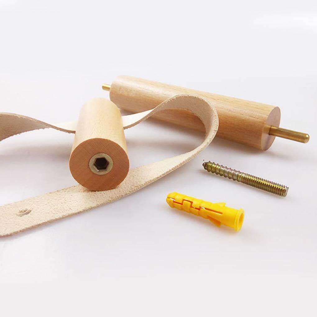 Simple Wooden Rolled Toilet Paper Holder - MaviGadget