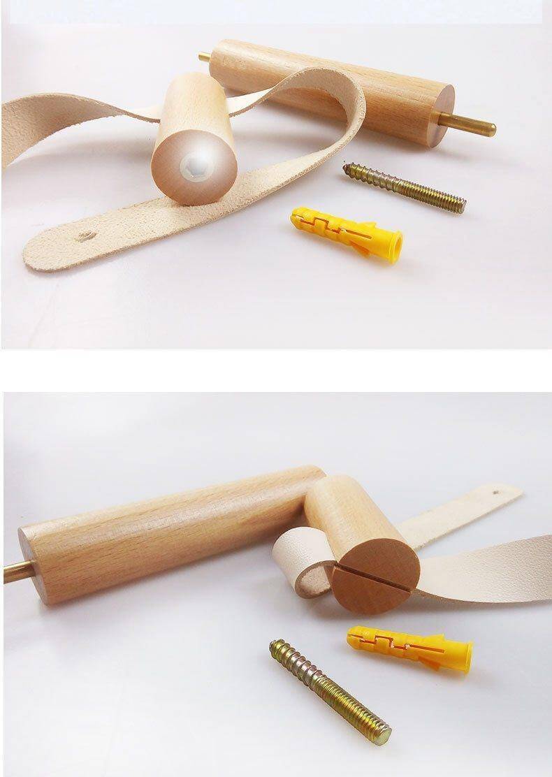 Simple Wooden Rolled Toilet Paper Holder - MaviGadget