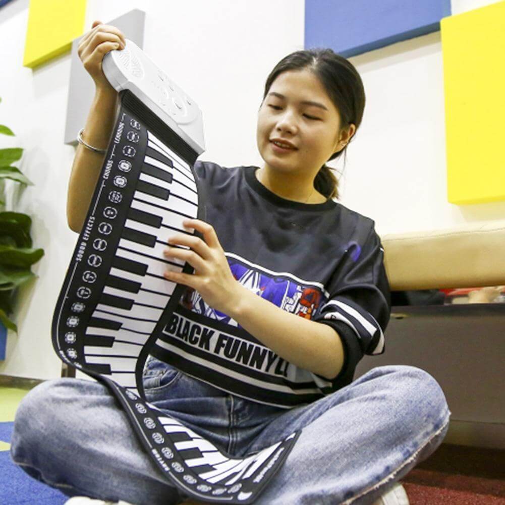 49-Key Portable Foldable Roll Up Piano - MaviGadget