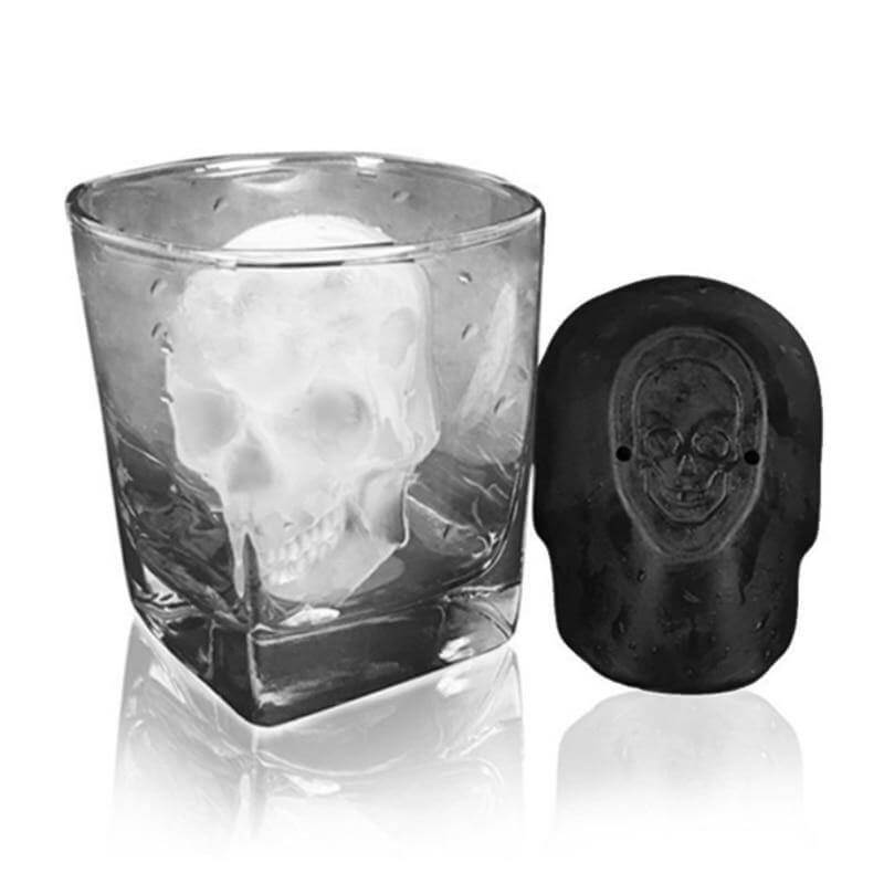 Big Skull Shape 3D Ice Cube Mold - MaviGadget