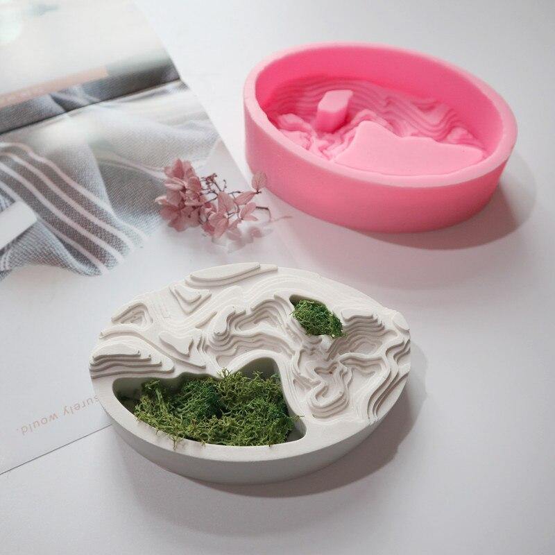 Creative Rockery Flower Pot Mold - MaviGadget