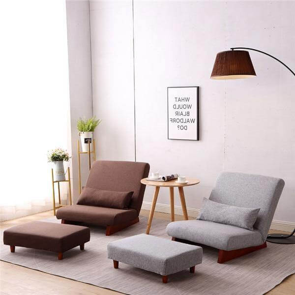 Japanese Style Floor Folding Single Sofa Chair - MaviGadget