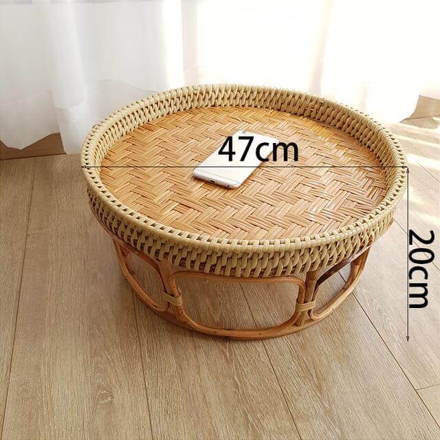 Rattan Picnic Tray Table - MaviGadget
