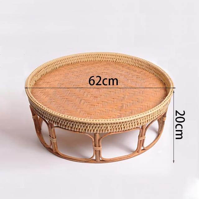 Rattan Picnic Tray Table - MaviGadget