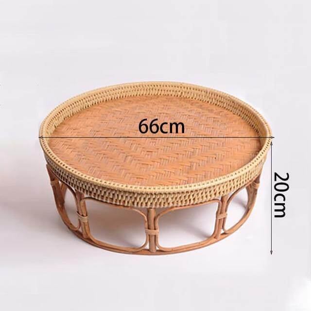 Rattan Picnic Tray Table - MaviGadget