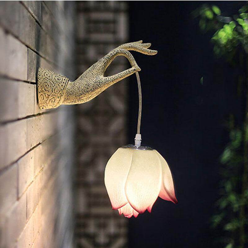 Modern Creative Chinese Lotus Wall Lamp - MaviGadget