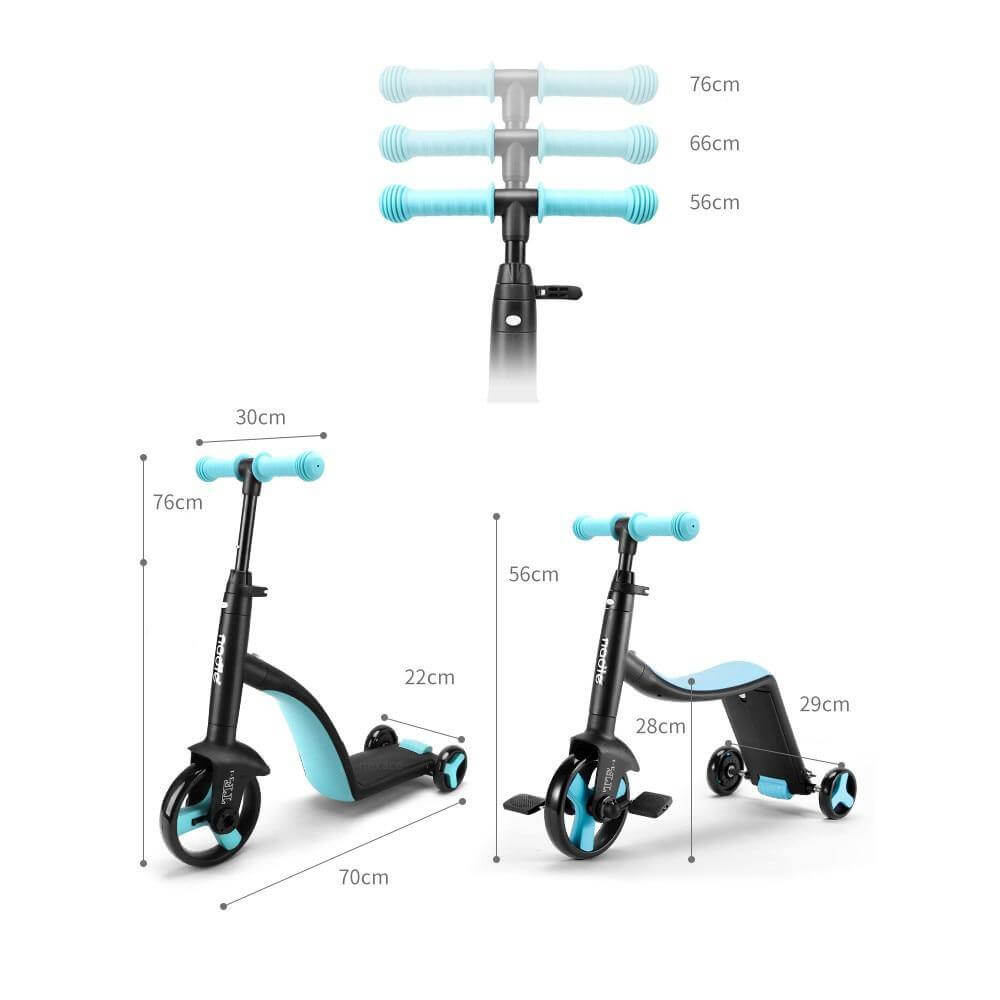3in1 Scooter Tricycle Fun Kids Bike - MaviGadget