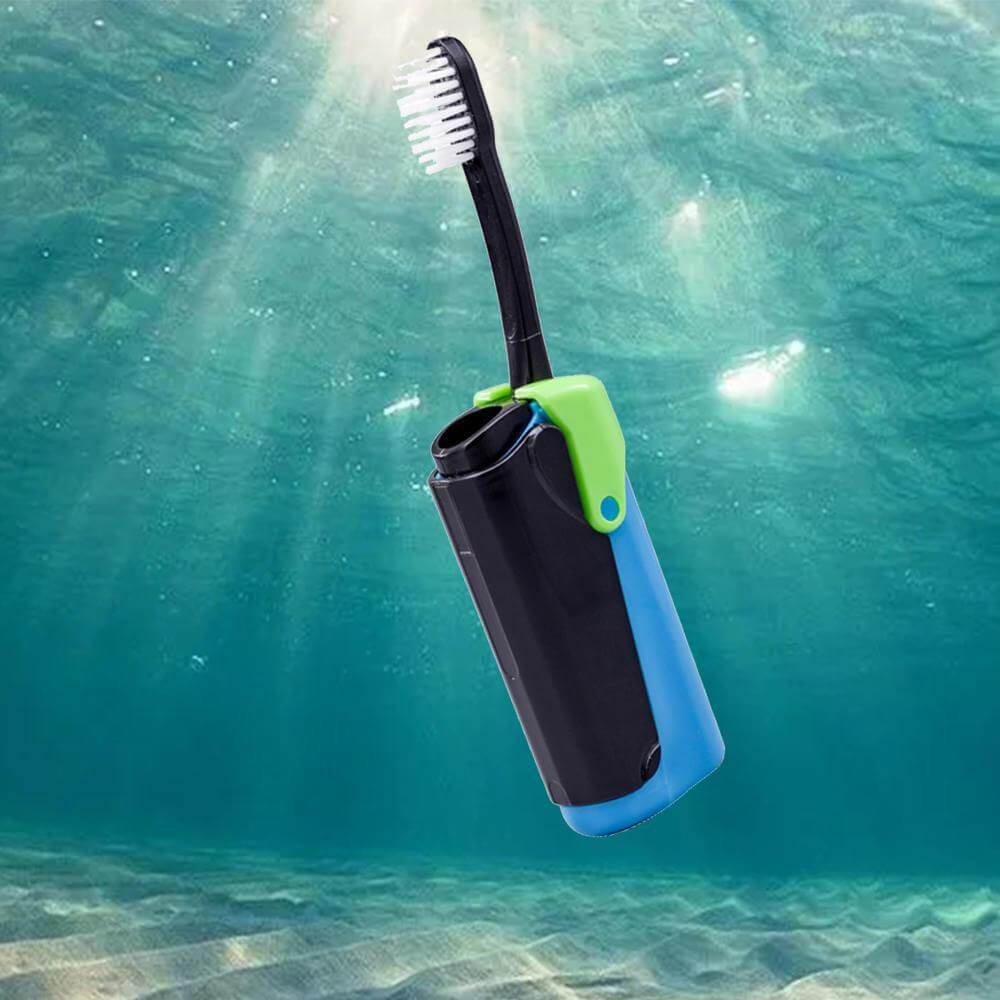 2in1 Foldable Travel Hiking Toothbrush Kit - MaviGadget