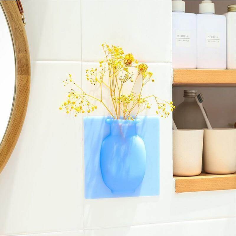 Sticky Silicone Plant Flower Vase - MaviGadget