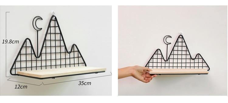 Nordic Style Metal Wall Shelf - MaviGadget