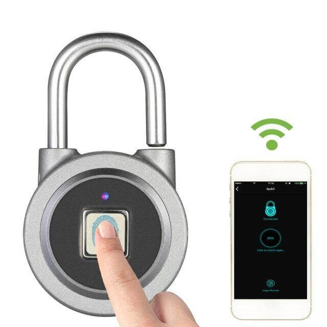 Smart Anti-theft Fingerprint Keyless Padlock - MaviGadget