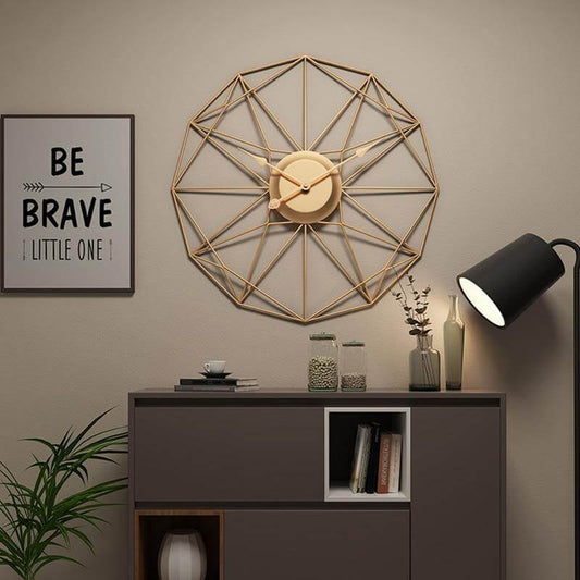 Iron Art Silent Wall-Mounted Clock - MaviGadget
